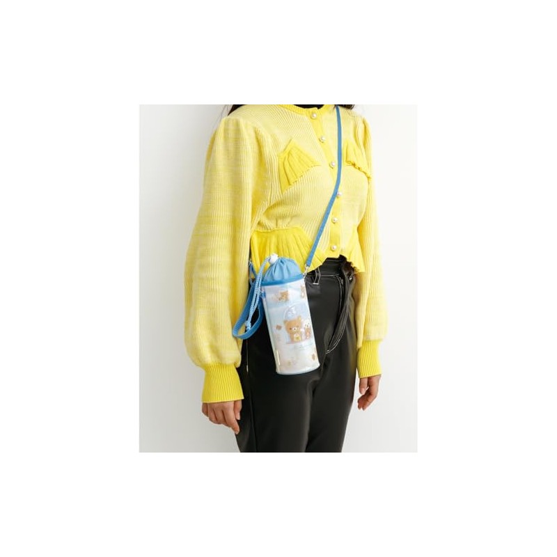 San-X Rilakkuma CA69801 PET Bottle Pouch H9.1 x W3.5 inches