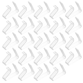 24 Tablecloth Clips, Table Cloth Clips, Outdoor Transparent Tablecloth Holder, Flexible Tablecloth Clips, Table Cloth Clips for 35-55 mm Thick Tables Holder Clips