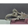 Dragon Letter Opener Knife With Wooden Stand Fantasy Mythical
