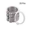sourcing map 40mm External Circlips C-Clip Retaining Shaft Snap Rings