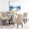 Lellen Stretch Wingback Chair Cover Slipcover - Reusable Wingback Side