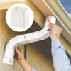 UFURMATE 3x4 to 2x3 Downspout Adapter 1 Pack PVC Gutter