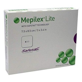 MEPILEX Lite Foam Dressing 7.5 x 8.5 cm Sterile Pack of 5