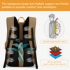 GES Multi-Functional 30L Hiking Backpack with Rain Cover, Durable Hiking