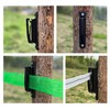 RiteFENCE Electric Fence Wood Post Polytape Insulator Nail on PolyTape