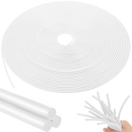 Frienda Backer Rod Foam Rubber Caulk Saver Concrete Expansion Joint Filler Weather Strip Seal for Gaps and Joints (White,1/8 Inch X 100 ft)