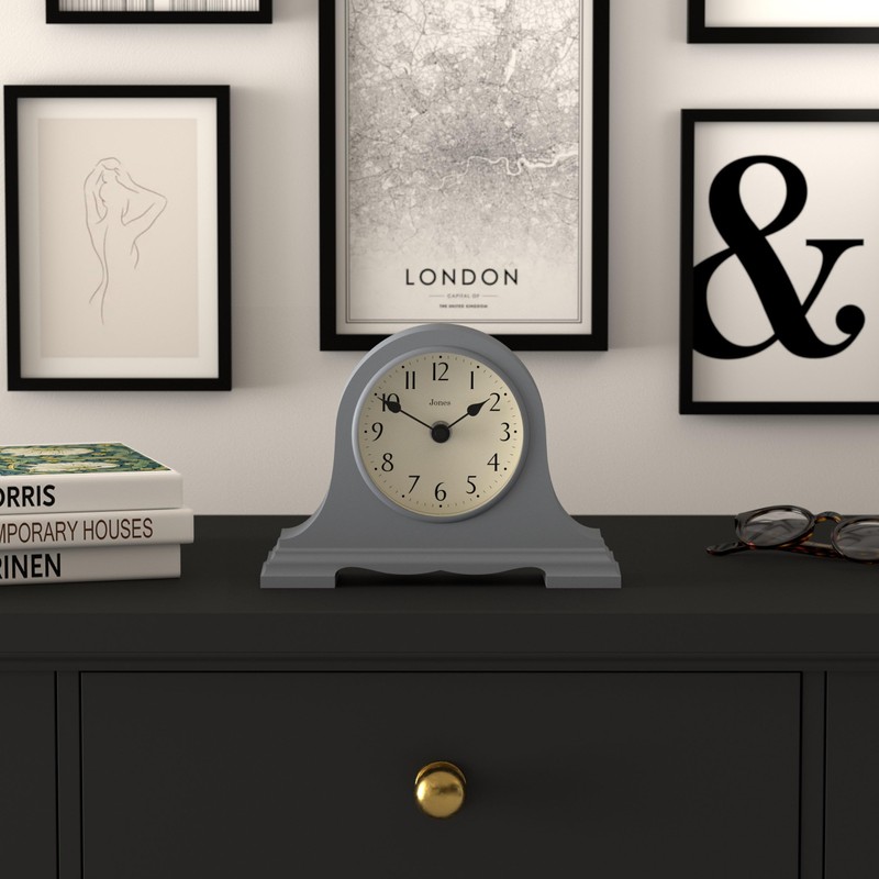 Jones Clocks® Speakeasy mantel clock | Classic Napoleon’s hat design