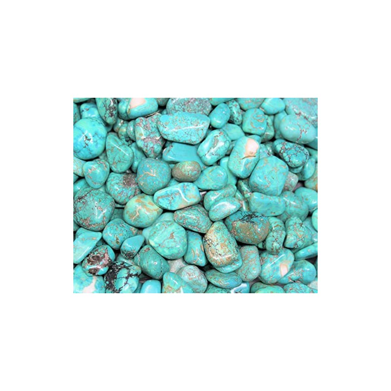 Pachamama Essentials Turquoise Howlite Tumbled - Healing Stone - Crystal