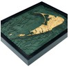 Nantucket, Massachusetts 3-D Nautical Wood Chart, 16" x 20