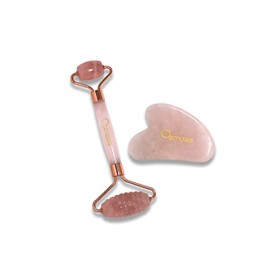 Osmosis Rose Quartz Roller + Gua Sha