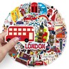 Britain Stickers for Laptop(50 Pcs),Gift for Kids Teens Adults Girl,England