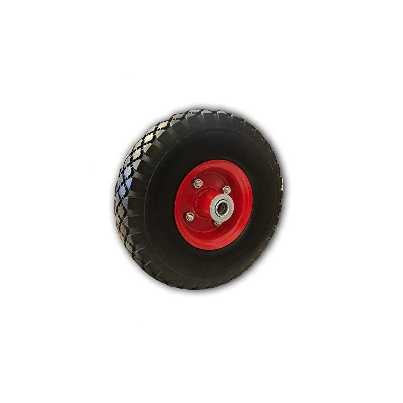 Voyager Tools Flat-Free Tires 10" Durable Wagon Dolly Cart Wheels