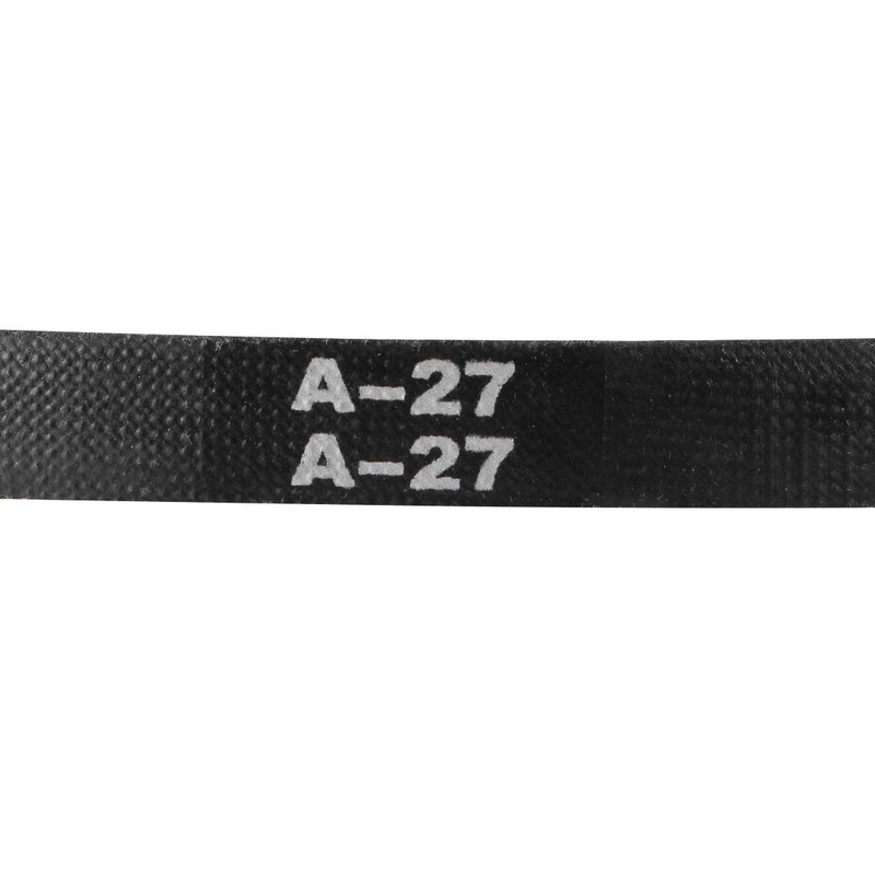 sourcing map 2 x A27 V-belt, A profile, rubber drive