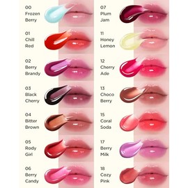 TOCOBO Juicy Berry Plumping Lip Oil 18 Cozy Pink  Aceite labial hidratante coreano vegano con aceites vegetales para un alto brillo  Fórmula no...    