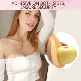 Nimiah Double-Sided Sticky Push-up Inserts - Instant Volume Adhesive Bra Pads | Breast Enhancer Chicken Cutlets for Swimsuit Dress Tops