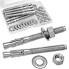 5/16"x 3" Concrete Anchor Bolts,10PCS 304 Stainless Steel Wedge Anchors