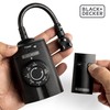 BLACK+DECKER Wireless Outdoor Timer Outlet with Remote, 2 Grounded Outlets,