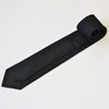 Tuxedo Station Men's Necktie, Silk, Black, Formal Clothes, Plain, Stylish,