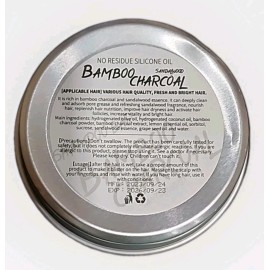Bamboo Shampoo Bar Bamboo Charcoal Sandalwood Dark & Bright Dandruff & Oil Control 1pc