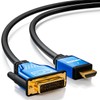 deleyCON (3.29 ft.) 1m HQ HDMI to DVI High Speed