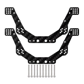 INJORA Carbon Fiber Chassis Side Plates for Axial AX24 Upgrade 1/24 RC Crawler