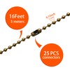 YeeBeny 192 Inch Fan Pull Chain Extension with 25 PCS