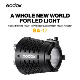 Godox SA-17 Projector Kit Adapters, for Godox LED Continous Light with Bowens Mount SL60W SL60IID SL60IIBi SL100D SL100Bi SL150III SL200III VL150II VL300II UL150II