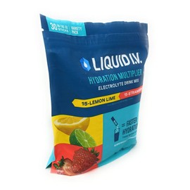 Liquid I.V. Hydration Multiplier Electrolyte Drink Mix, Variety, 0.56 Oz, 30 Ct