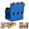 Pocket Hole Drill Guide Aluminum Alloy Household Woodworking Hole Punch