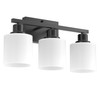 Black Bathroom Lights Over Mirror, Anti-rust Vanity Light Fixture for