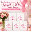 Sweet 16 Birthday Favor Stickers: 120 Paper Round Labels