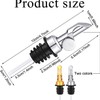 2PCS Pourer Dispenser Spout,Automatic Opening & Closing Spout, Leak-Proof, for