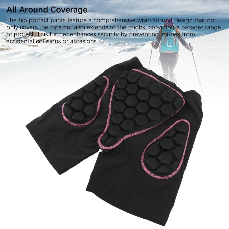 Snowboarding Pants, 3D Hip Protective Pads Butt Pad Hip Protector