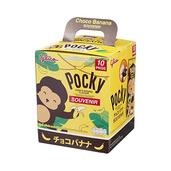 Pocky Biscuit Stick Snack Coated Choco Banana Flavour - Pack