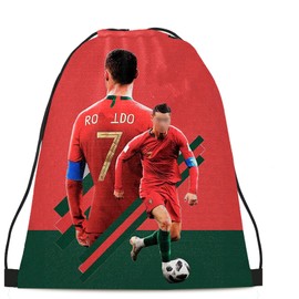 Drawstring Bags, Football Boot Bag, Kid Football Kit Bag Multi-Purpose Sports Kit for Boys Men, Midium Sized Lightweight Kids Draw String Sports Kits for Swimming Dance Travel Gym Vacation Beach Use