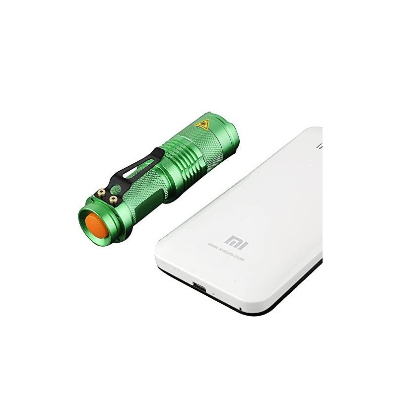Pack of 6,Pocketman 7W 300LM SK-68 3 Modes Mini Q5