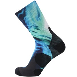 SuMade Men's Waterproof Crew Socks,Durable Anti-odor Comfortable Fit Ultra Cushion Breathable Kayaking Trekking Hiking Socks 1 Pair (Multicolored,Large)