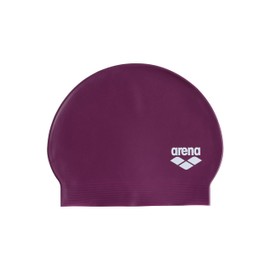 Arena Unisex Soft Latex II Swim Cap for Women and Men Fitness Swimmers Intensive Training Durable Soft Elastic Bathing Flat Cap, Dark Raspberry