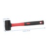 LIFKOME 8Oz Non Slip Rubber Mallet Hammer with Tpr Handle