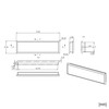 Wiltec Name Plate Cover for Letterbox with Punching Size 69