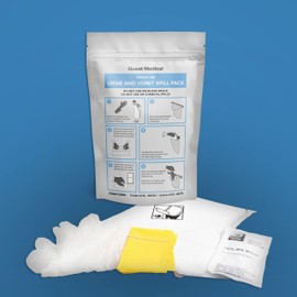 Urine and Vomit Spill Pack, Spill Kit, Single-Use (1 Spill)