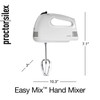 Hamilton-Beach Proctor Silex 62515PS 5-Speed Easy Mix Hand Mixer, White