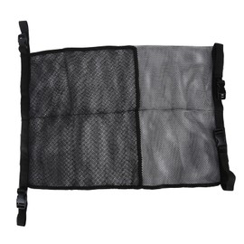 Large Capacity Seat Back Storage Bag with Fixed Buckle Mesh Hanging Bag for Wheelchair