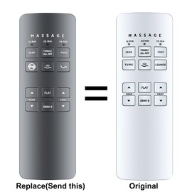 PZL New Replacement for Serta Motion Perfect 2.0 Adjustable Bed 258B 75310 Remote Control