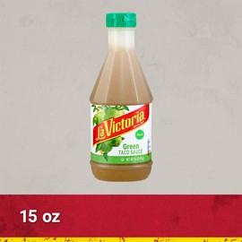 La Victoria Green Taco Sauce Mild, 15 Ounce (Pack of 2)