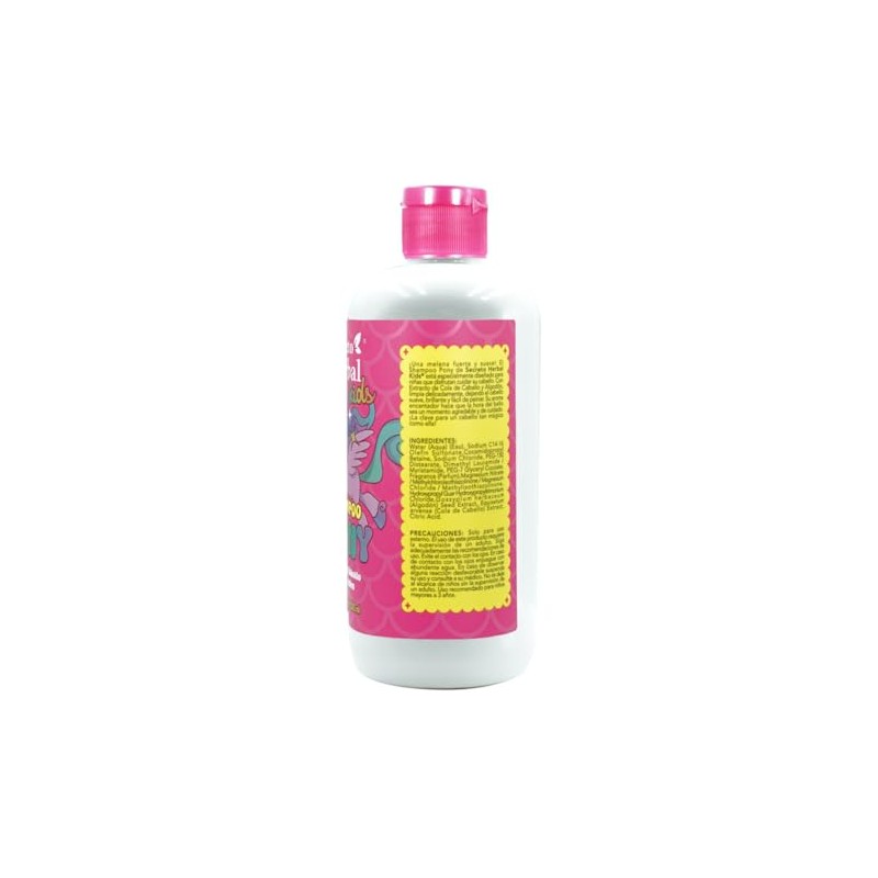 Shampoo Pony Secreto Herbal Línea Kids Cola de Caballo y
