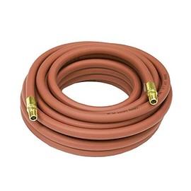Reelcraft S601015-50 Low Pressure Air/Water Hose Assembly, 3/8" x 50', 300 Psi, 3/8" x 1/2 NPTF(M), 0.6 OD, PVC Nylon