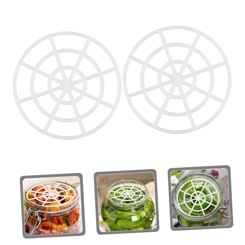 GRIRIW 10pcs Pickled Vegetables Press Food Jar Press Plate for