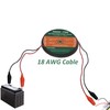 MAKEITPRO Retractable Test Leads 2 Wires 30FT 18AWG Aligator Clips