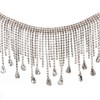 1 Yard DIY Crystal Glass Rhinestones Trimming Sewing Tassel Chain